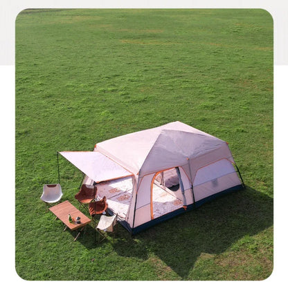 Sunshade Waterproof Tent Portable Wear Resistance Camping Tents Outdoor Stable Windproof Large Spaces Four Season Shelters
