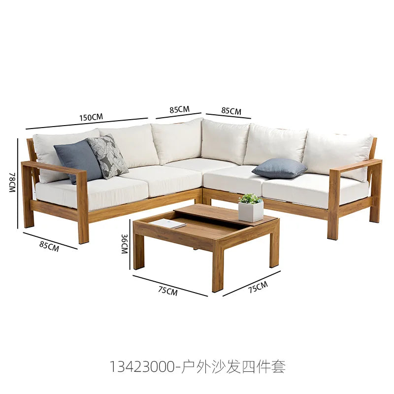 Customizable Garden Sofa Leisure Outdoor Villa