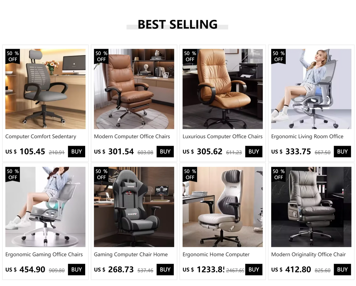Luxurious Boss Office Chairs Armchair Relaxing Comfort Modern Office Chairs Recliner Sedentary Office Furniture Bureaustoel LLOC