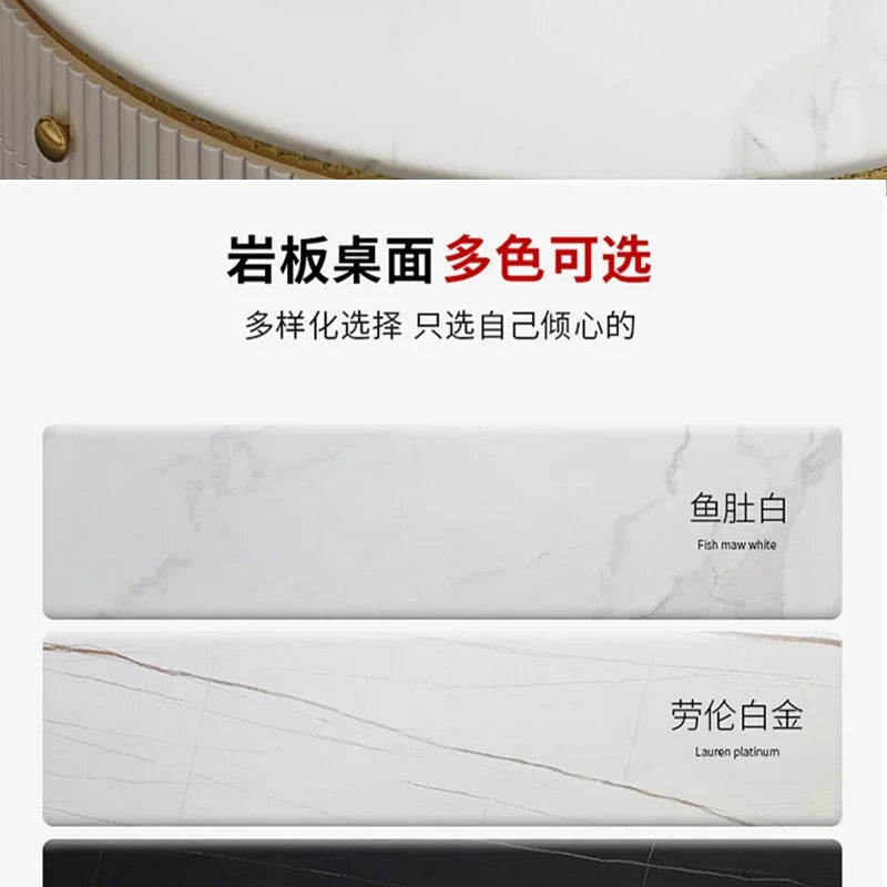 D178 Y Coffee Table Modern Living Room Size round Combination Rounded Corner Paint Metal Complete Set Stone Plate round Coffee T