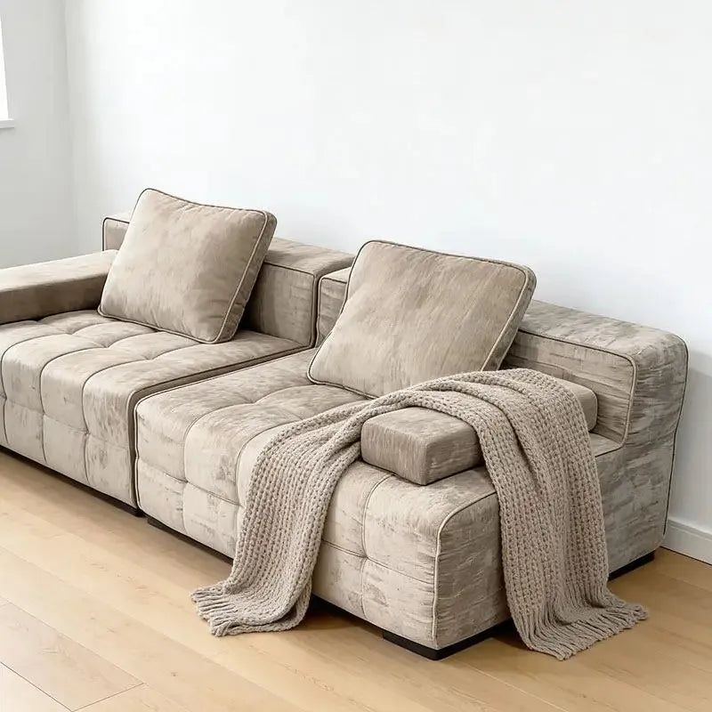 Vacuum Compressed Sofa Living Room Decoration Armchairs Fabric Sponge Sofa Lazy Modern Lounge Boneless Couch Hotel Furniture