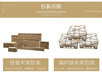 American sofa apartment small apartment living room American solid wood