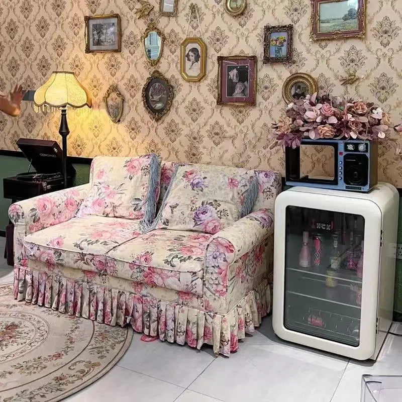 Double Designer Living Room Sofa Europe Floor Romantic Apartment Sofa Elegant Luxury Muebles Para El Hogar Home Furniture