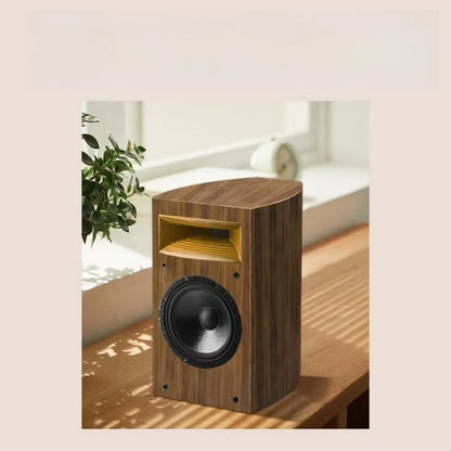 A-1529 8 Inch Two Way HiFi Fever Bookshelf Passive Horn Wooden Box Boron Magnet High pitched Speaker 110W 8Ohm