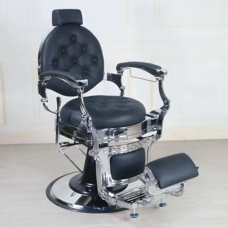 Barber shop chair perm dyeing put down chair oil head men shave beard repair face chair net red hair salon special hair cut seat