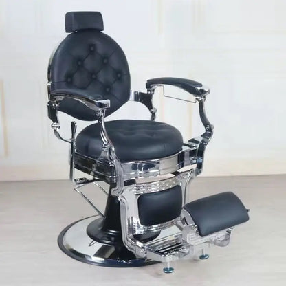 Barber shop chair perm dyeing put down chair oil head men shave beard repair face chair net red hair salon special hair cut seat
