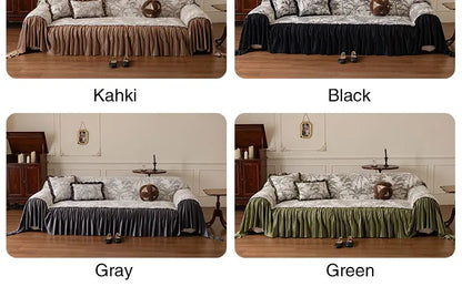 1 Piece Set Plant Stretchable Sofa Cover Non-slip Full Cover Dust Cover Bedroom Living Room Home Decoration 2/3/4 People