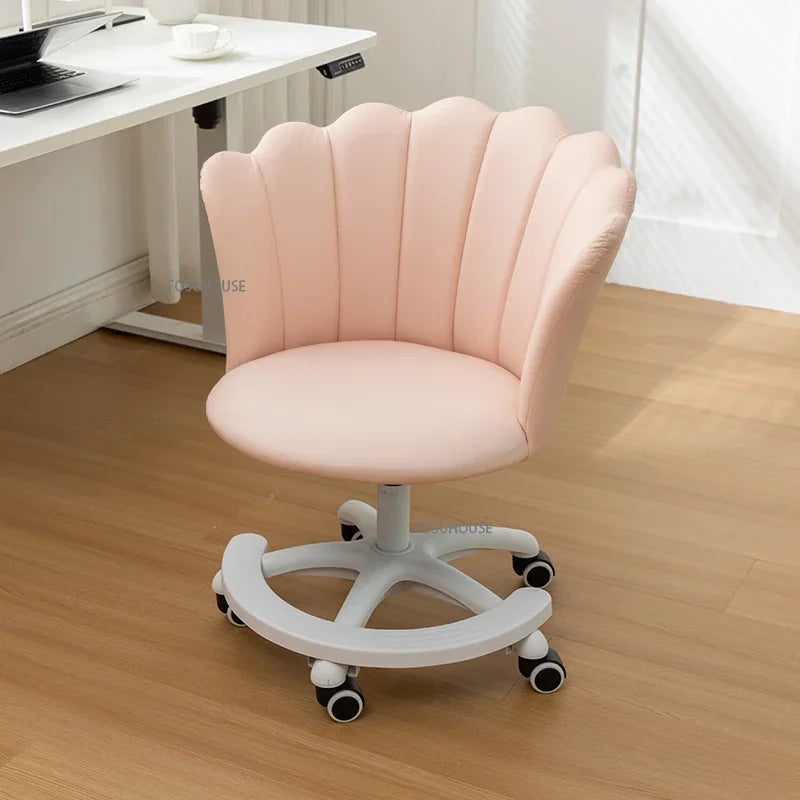 Nordic simple Bedroom Computer Chairs Home Backrest Chair Bedroom Swivel Chairs Dormitory Comfortable Sedentary Gaming Chair Z