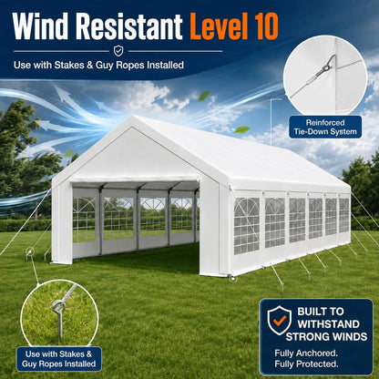 20x40 Fire Retardant Party Tent,Waterproof PVC for Weddings Events, Customized