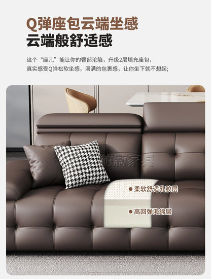 Modern Leather Living Room Sofas Couch Lazy Nordic Luxury Minimalist Living Room Sofas Lounge Designer Muebles Home Furniture