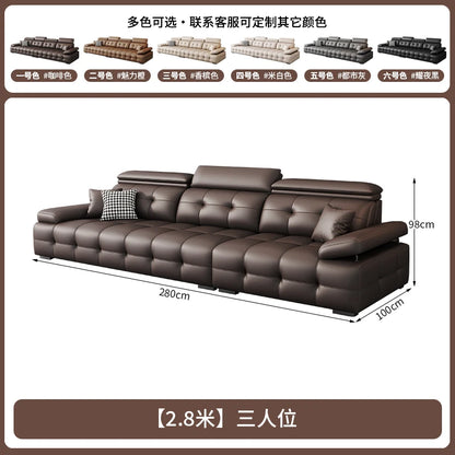 Modern Leather Living Room Sofas Couch Lazy Nordic Luxury Minimalist Living Room Sofas Lounge Designer Muebles Home Furniture