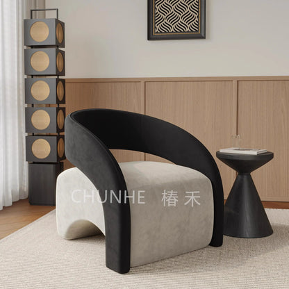 Internet celebrity single chair living room lazy single sofa, leisure chair designer sofa, single sofa light luxury high-end