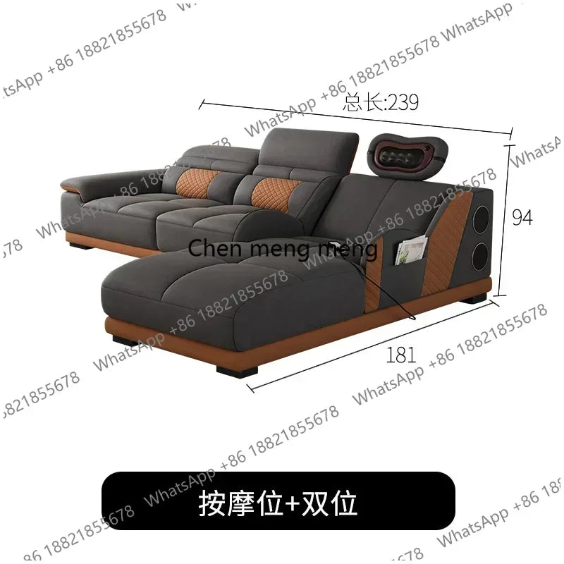 ZHOffice Nordic Modern Living Room Sofas Relaxing European Recliner Sofas Floor Massage Creative Schlafsofa Postmodern Furniture