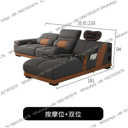 ZHOffice Nordic Modern Living Room Sofas Relaxing European Recliner Sofas Floor Massage Creative Schlafsofa Postmodern Furniture