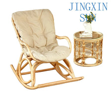 Modern Rattan Swing Chair Multi-Scene Recliner Living Room Balcony Lazy Sofa Vacation Rental Portable Leisure Seat