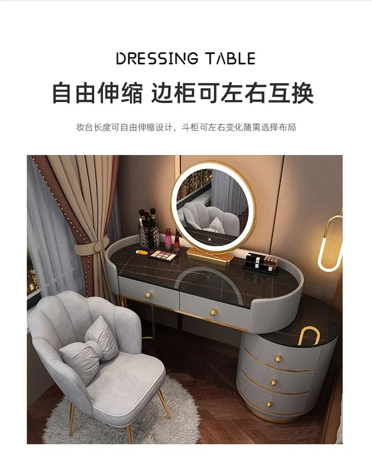 Vanity Table Stand Makeup Vanity Table Girls White Bedroom Desk Vanity Table Drawers Storage Coiffeuse De Chambre Home Furniture