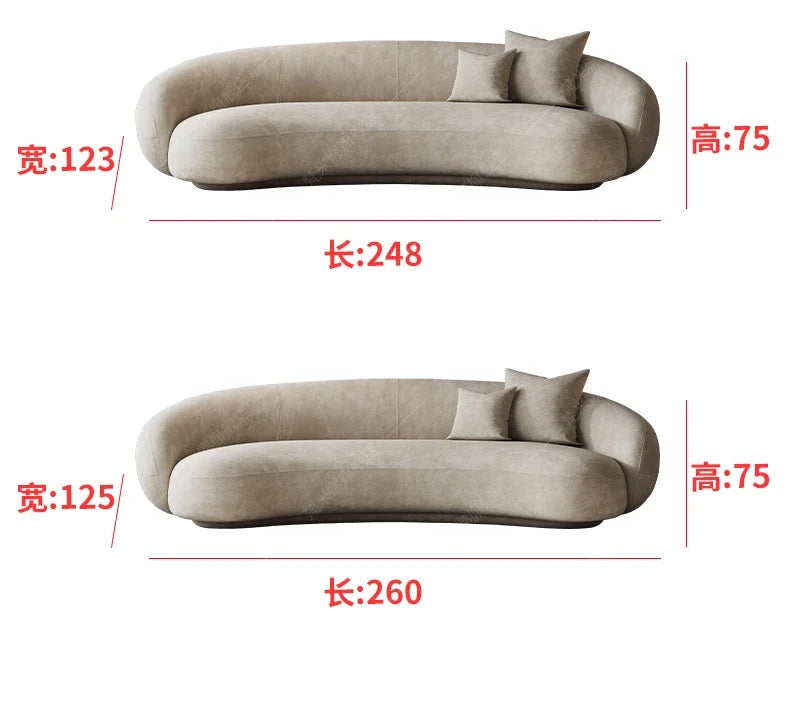 Elastic Luxury Living Room Sofa Modern Aesthetic Elegant Sectional Sofa Designer Replica Muebles Para El Hogar Nordic Furniture