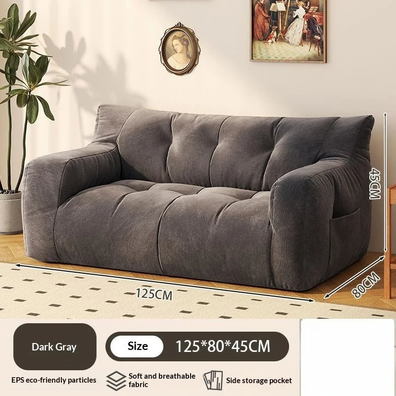 Sofa Bed Living Room Convertible Fabric Sofa Small Apartment Two Three Seater Tatami Lounge Lazy Couch Modern Home Furniture