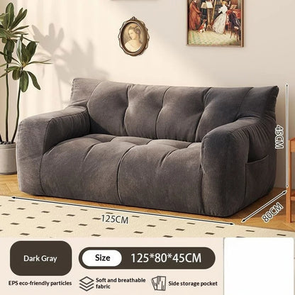 Sofa Bed Living Room Convertible Fabric Sofa Small Apartment Two Three Seater Tatami Lounge Lazy Couch Modern Home Furniture