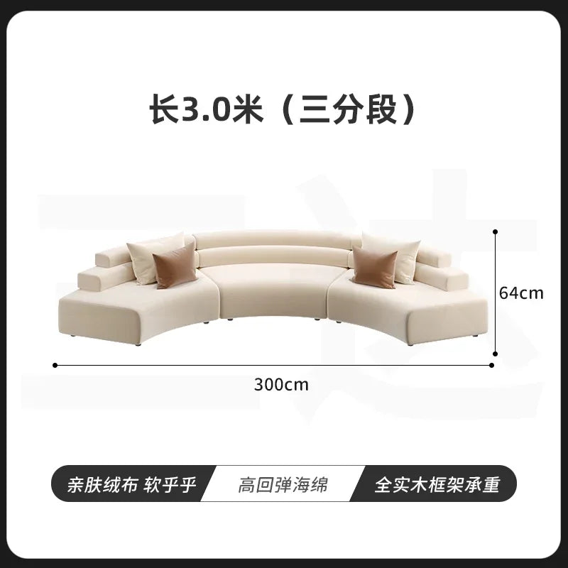 A44 Modern Nordic Living Room Sofas Conference Tables Office Sectional Corner Outdoor Sofa Curved Designer Muebles Home Furnitur