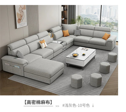 Minimalist Leather Frame Sofa Gaming Background Modular Sleeper Sofa Modern Recliner Lounge Lazy Women Divano Lounge Furniture