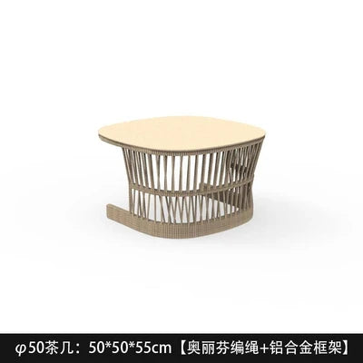 Outdoor sofa, courtyard, rattan woven outdoor swimming pool, homestay furniture, leisure combination, outdoor rattan chair