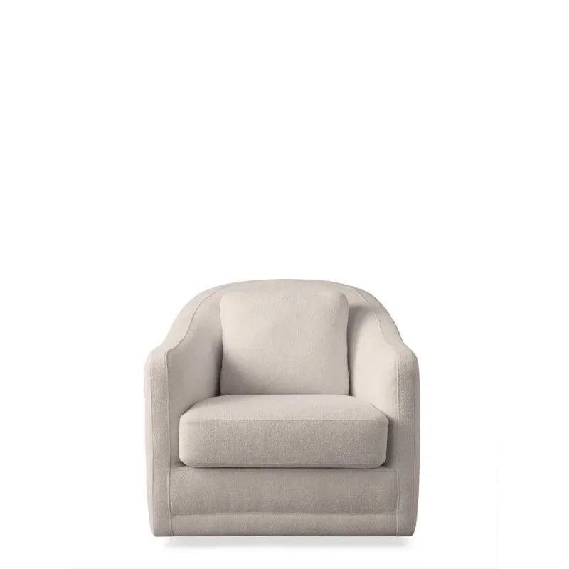 Nordic minimalist rotating single person sofa chair, living room balcony, leisure chair, hotel beauty salon reception chair, laz