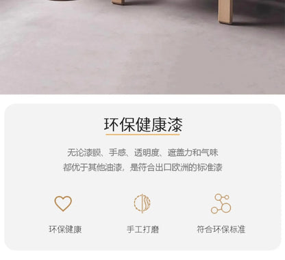 Nordic Solid Wood Design Saddle Leather Hunting Chair Living Room Balcony Wabi Sabi Single Deck Chair