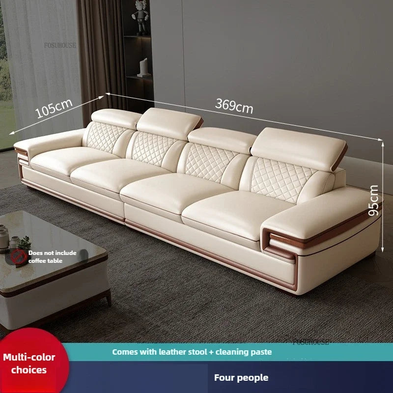 Light Luxury Living Room Sofas Villa Comfortable Italian Style Design Modularity Sofas Recliner Sofas for Living Room Furniture