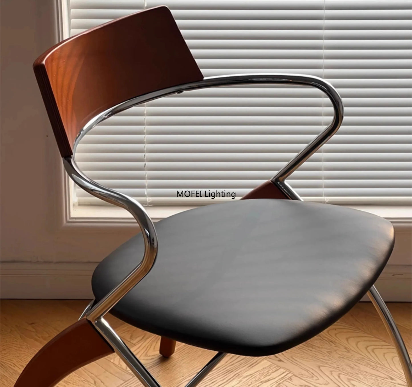 Antique Danish Designer Dining Chair Retro Simple Household Solid Wood Backrest Armchair Net Red Coffee Shop Leisure Chair