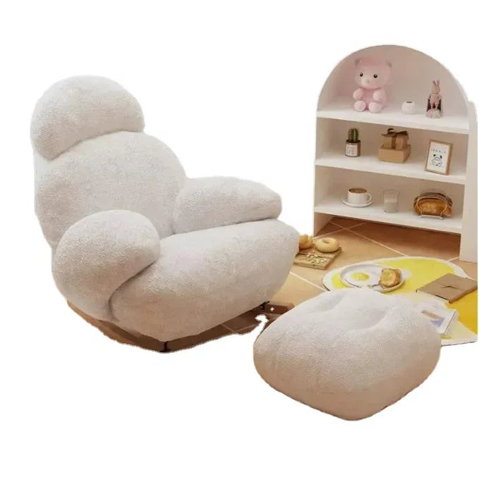 -Big White pink Brown Grey Couch Sleep Bedroom Single Rocking Chair Balcony Lounge Sofa