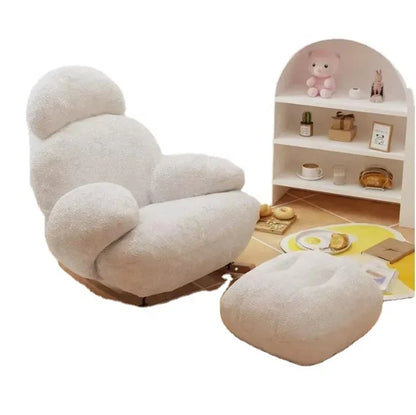 -Big White pink Brown Grey Couch Sleep Bedroom Single Rocking Chair Balcony Lounge Sofa
