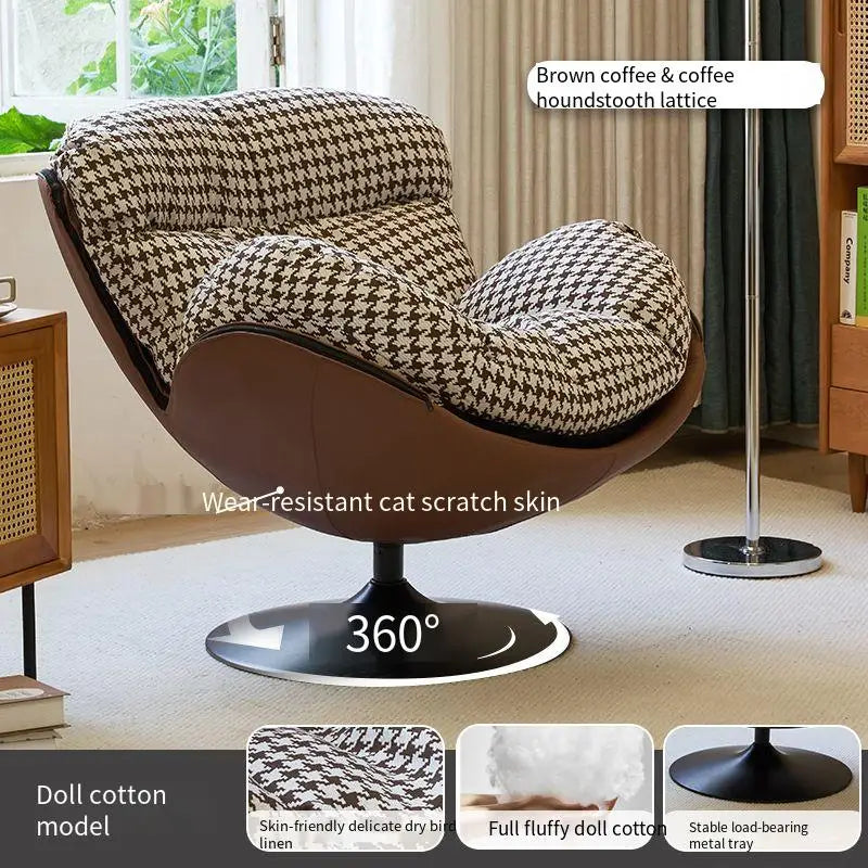 Large Modern Living Room Chairs Swivel Luxury Relaxing Comfy Design Chairs Armchair Lazy Puffs Sedie Da Soggiorno Home Furniture