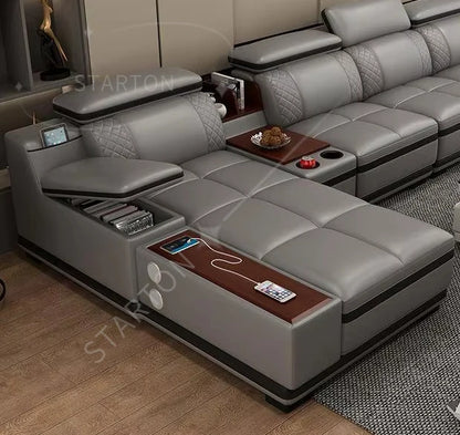 Sofas for Home Leather Designer Custom New Design Large Modern Set Living Room Furniture Modular Corner