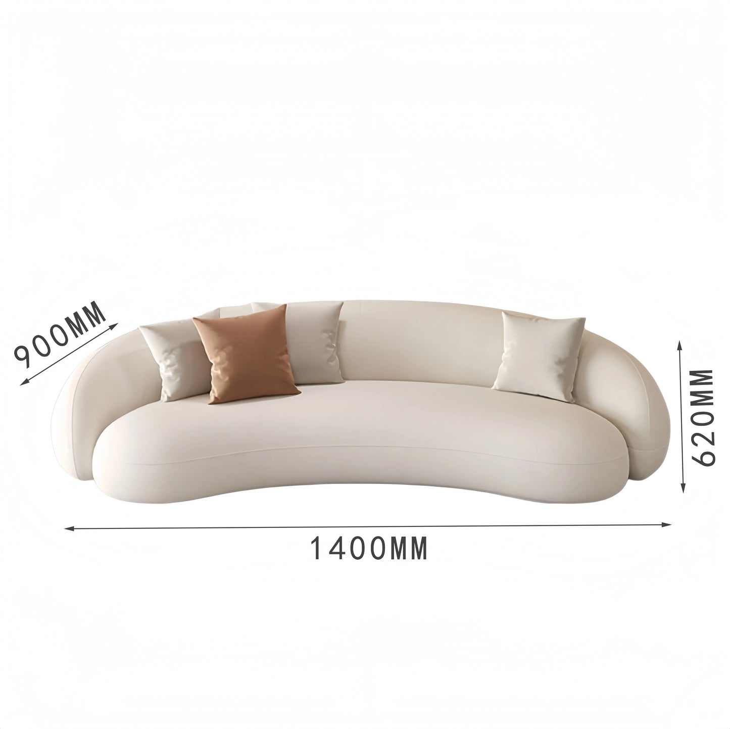 Oversized Designer Living Room Sofas Minimalist Curved Modern Living Room Sofas Lounges 2 Seater Divano Soggiorno Home Furniture