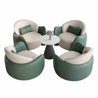 Business office meeting guests negotiation sofa sales office combination VIP