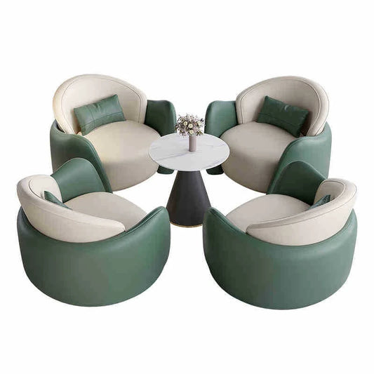 Business office meeting guests negotiation sofa sales office combination VIP