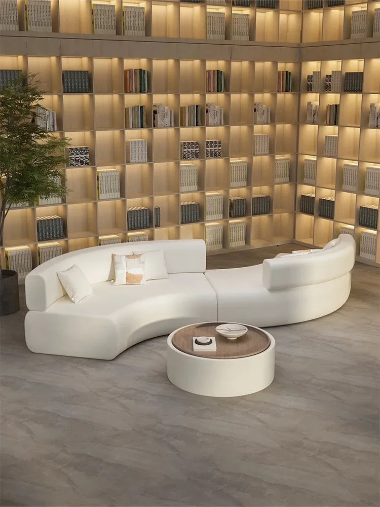 Nordic Cloud Living Room Sofas Minimalist Modern Luxury Outdoor Sofas Designer Relaxing Balcony Wood Divano Library Furniture