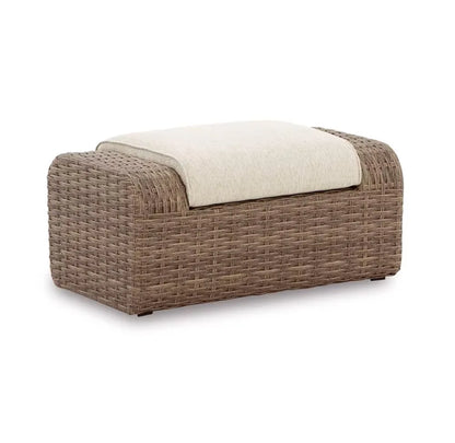 Nordic outdoor villa courtyard leisure sofa simple design milk tea shop cafe outdoor rattan combination furniture