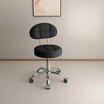 Professional Beauty Salon Chairs Backrest Barber Pedicure Chair Lifting Manicure Hairdresser Hair Salons Wheel Stool Furniture