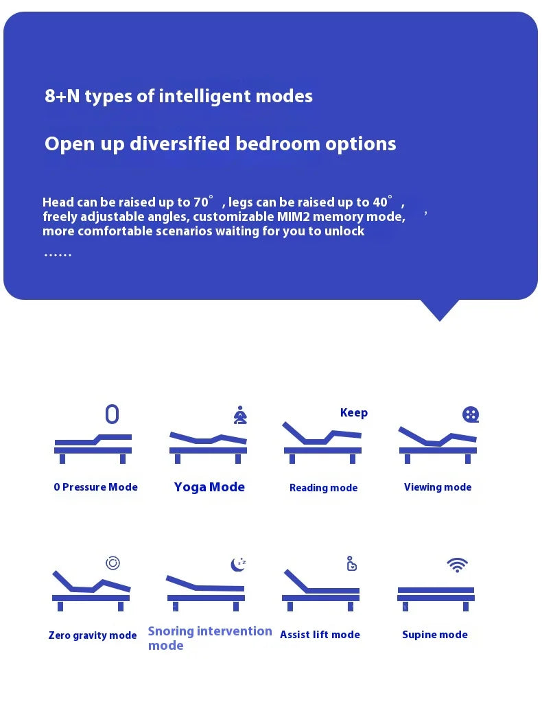 Soft Luxury Modern Double Bed Lift Up Electric Adults Smart Double Bed Queen Mattress Camas De Dormitorio Bedroom Furniture