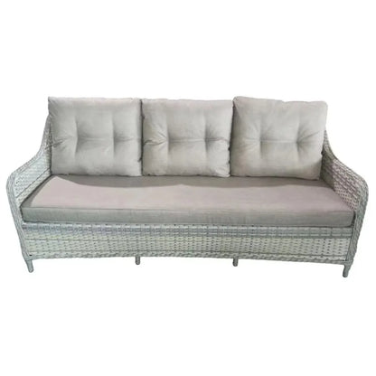 Luxury Outdoor Garden Sofa Set Modern Design Rattan Backrest Patio Furniture for Hotels&Villa Hall&Apartment Enhanced Comfort