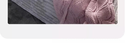 Minimal thick velvet compression sofa bed fabric lazy sofa