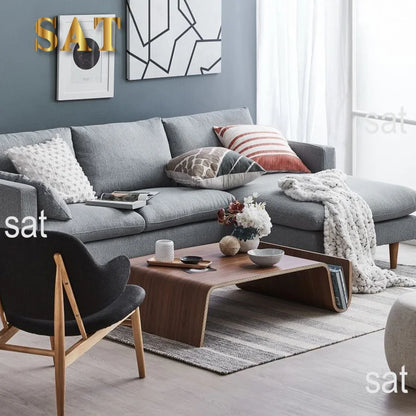 m Modern minimalist coffee table living room home use Nordic wooden sofa side table Interior design style home m