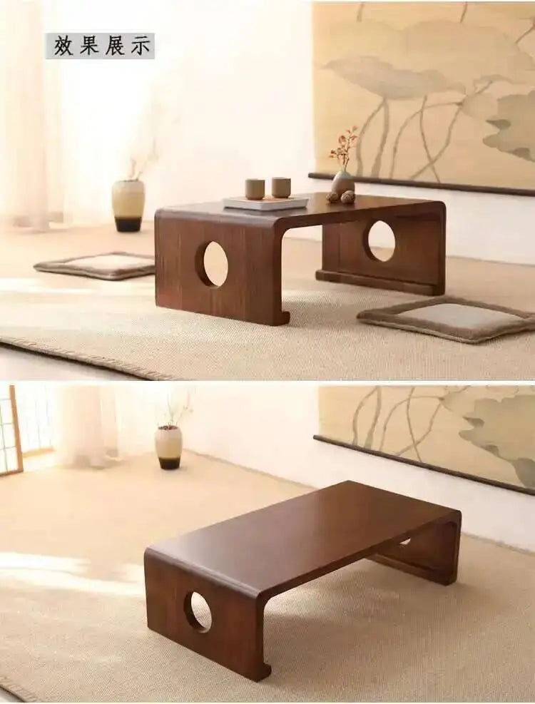 Designer Wood Coffee Table Small Modern Decoration Books Side Table Simple Aesthetic Mini Mesas Bajas Chinese Style Furniture