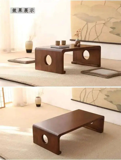 Designer Wood Coffee Table Small Modern Decoration Books Side Table Simple Aesthetic Mini Mesas Bajas Chinese Style Furniture