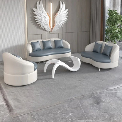 Grand canapé de luxe blanc imperméable à l'eau Simple vert Chaise longue nouveau canapé naturel concepteur Muebles Para dortoir meubles