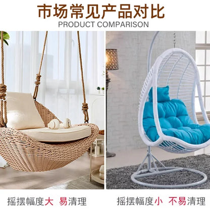 Hanging basket chair indoor swing household hanging hammock rocking balcony Internet celebrity swing hanging