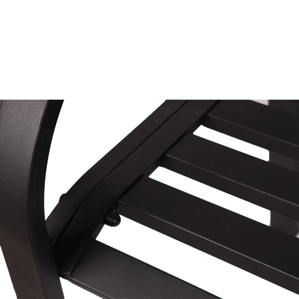 New Trend Backyard Modern Outdoor Bench Outdoor Garden Iron Bench