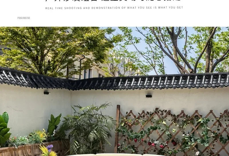 Outdoor PE Rattan Garden Sofas Courtyard Open-air Sofa Chair Combination Outdoor Garden Leisure Balcony Full Arc Sofa Chairs FF